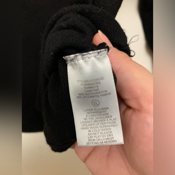 Cyrus black womens long sleeve sweater - Picture 4 of 5